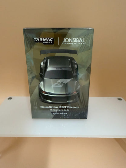 Tarmac Works 1/64 日産スカイライン R32 ワイドボディ JONSIBAL Millennium Jade TAS2026 T64G-061-MJ（新品未開封）