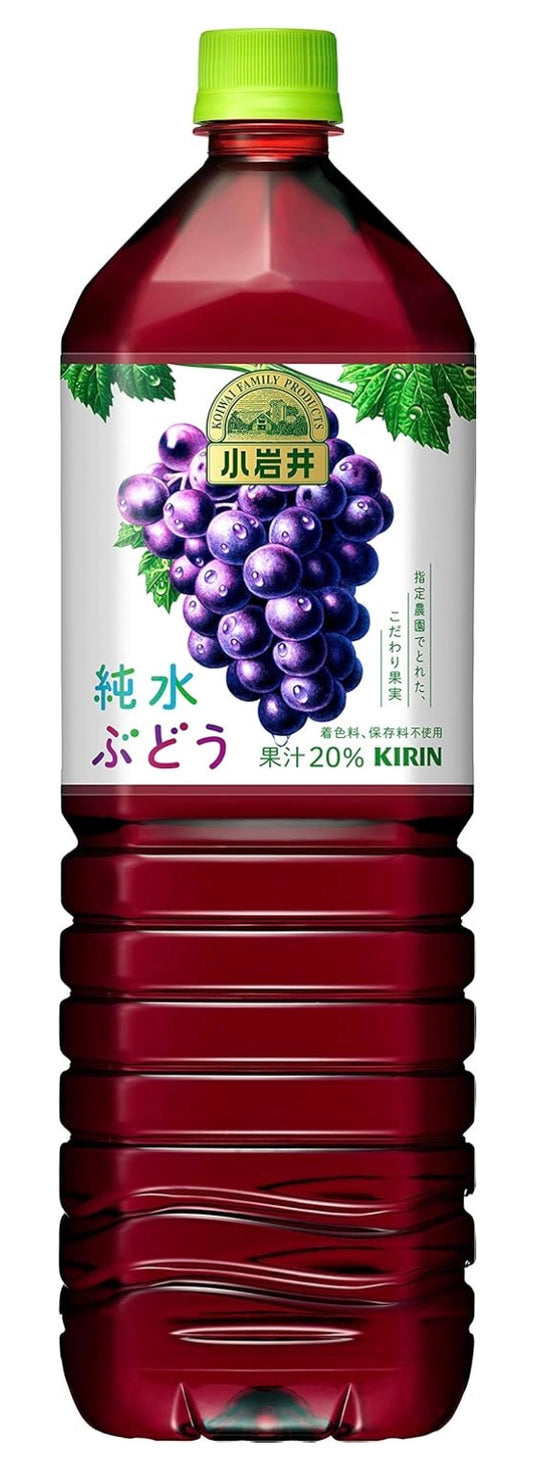 小岩井 純水ぶどう 1.5L PET×8本