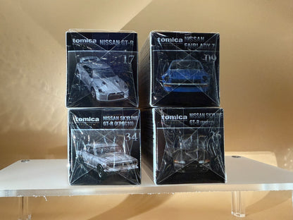 トミカプレミアム 日産 4台セット GT-R R35／スカイライン GT-R BNR32／ハコスカ KPGC10／フェアレディZ S30（新品未開封）